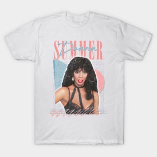 Donna Summer /\/ Retro Style Fan Art Design T-Shirt